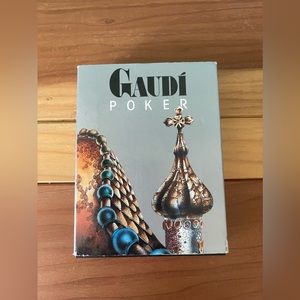 Gaudi Poker Deck of Playing Cards, Made in Spain 1992 Open Box